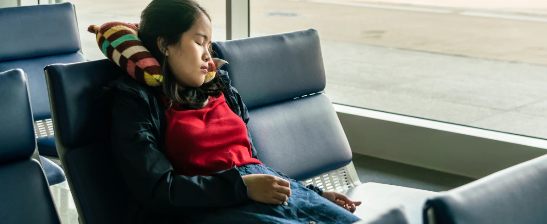 How to Sleep Comfortably Inside an Airport